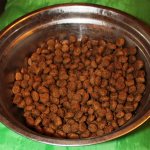 Eukanuba dog food in a bowl