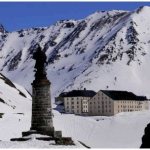 Monastery of Saint Bernard in the Alps